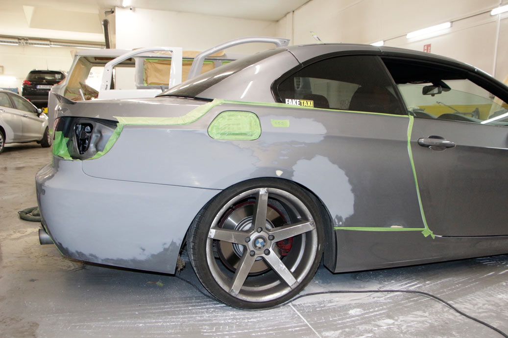 Professionelle Lackierung BMW